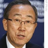 UN Secretary-General Ban Ki-moon (file)