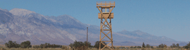 Reconstructed guard tower #8. NPS Photo.