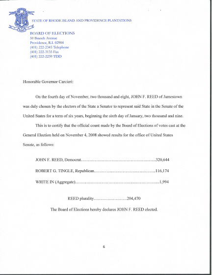 Rhode Island Certificate of Ascertainment, page 7 of 17