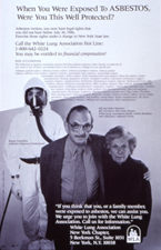 "When You Were Exposed To Asbestos, Were You This Well Protected?" [ca. 1986].