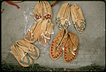 Moccasins with Beadwork [35mm slide]
