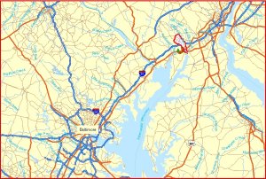 Overview Map of Little Elk Creek