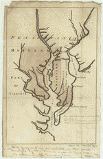 map of the border of Maryland and Pennsylvania