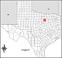 Map of Declared Counties for Disaster 1323