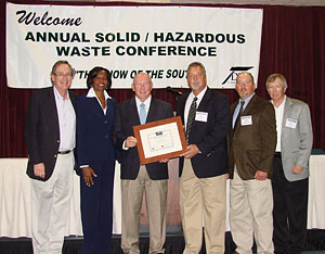 Tennessee Galvanizing Inc. of Jasper receives 2009 Governor's Award for Excellence in Hazardous Waste Reduction.