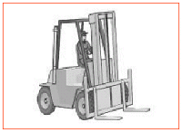 sit-down forklift