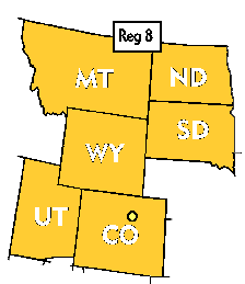 Map of Region 8