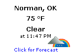 Click for Norman, Oklahoma Forecast