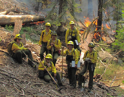 USGS Fire and Fire Surrogate Study crew, summer of 2002.