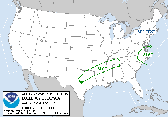 Current Day 3 Severe Weather Outlook