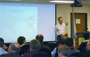 Paul Flint giving a presentation at the Workshop