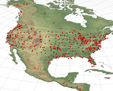 Continuously Operating Reference Stations (CORS) Map