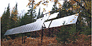 This solar collector provides power for the water well at the Au Sable Light Station in Pictured Rocks National Lakeshore.