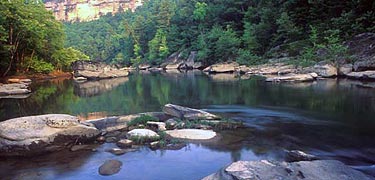 Big South Fork River seen near Leatherwood Ford