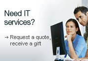 Need IT Services? Request a quote, receive a gift.