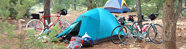 Bike-in campsites at Mather Campground