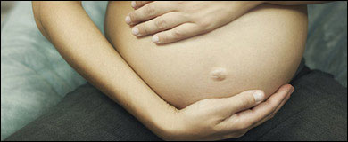 Foto: una mujer embarazada