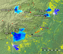 Image of NEXRAD II Doppler radar which is used to assess landscape patterns.