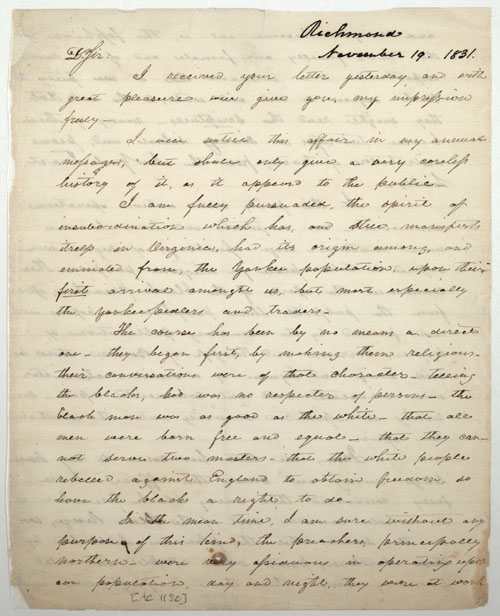 Image 1 of 4, John Floyd, governor of Virginia, to James Hamilto