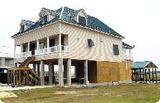The Sheriff’s house stands strong after Hurricane Katrina.