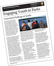 Acadia's Engage Youth newsletter.