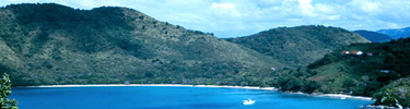 View of Francis Bay during quiet times from the Maho Bay/Francis bay overlook.