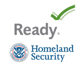 Ready Campaign Logo and Department of Homeland Security Logo