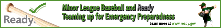 Minor League Baseball™ and Ready Teaming up for Emergency Preparedness