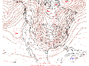 500 mb Chart 2/18 6 am