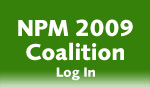 NPM 2009 Coalition Member Login