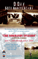 Poster announcing the Special Normandy Invasion Exhibit