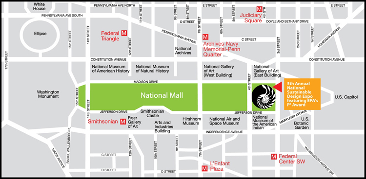 map of National Mall
