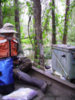 Image of ARMI researchers collecting data