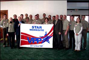 OSHA Peoria Area Office VPP Star Flag Ceremony 12-18-08