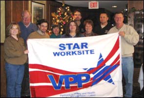 OSHA Eau Claire Area Office VPP Star Flag Ceremony 12-19-08