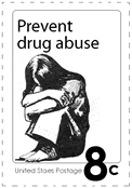 prevent drug abuse stamp