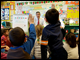 Secretary Duncan takes questions from students during his visit to Oyster-Adams Bilingual Elementary School (pre-K through 8) in Washington, D.C., where the National Institute for Early Education Research (NIEER) released its State of Preschool 2008 Yearbook on the state of early education in the 50 states.