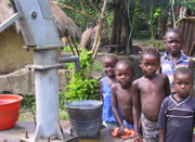 Photo of a community well in Sierra Leone