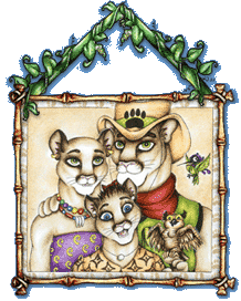 Mountain Lion Family Portrait