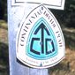 Continental Divide Trail marker-Montana