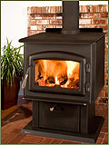 Picture of a legal wood burning stove.