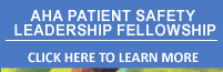 Patient Safety Leadership Fellowship