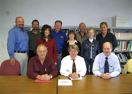 Representatives from OSHA and the American Rental Association after the Alliance signing on September 19, 2006.