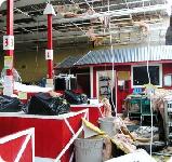 Interior of Hudson's Treasure Hunt after Katrina.