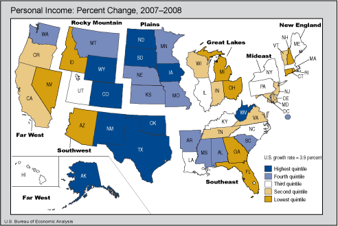 Map of US