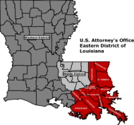 Eastern District of Louisiana Area of Responsibility (Click to Enlarge)