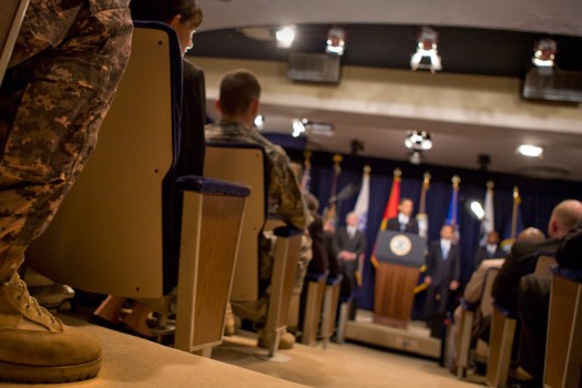 The President presents new veterans health care policy