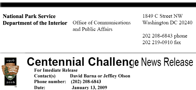 Office of the Secretary - U.S. Department of the Interior - www.doi.gov - Media Advisory