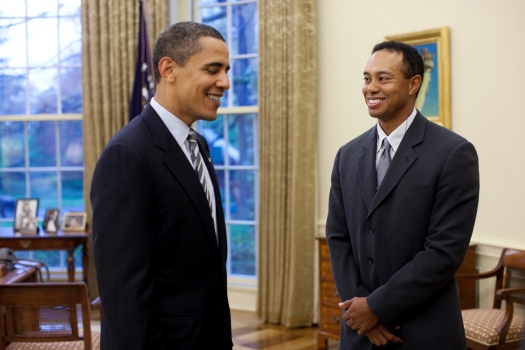 The President and Tiger Woods