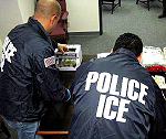 ICE agents seize evidence in money laundering crackdown